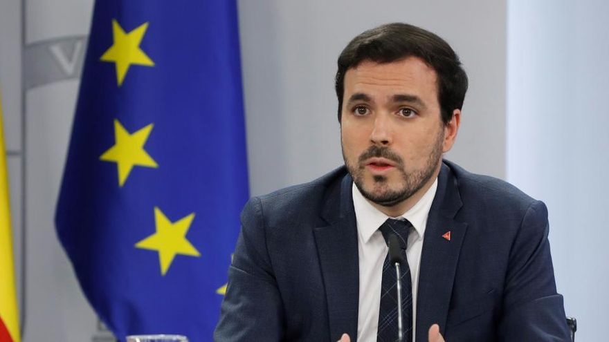 El ministro de Consumo, Alberto Garzón.