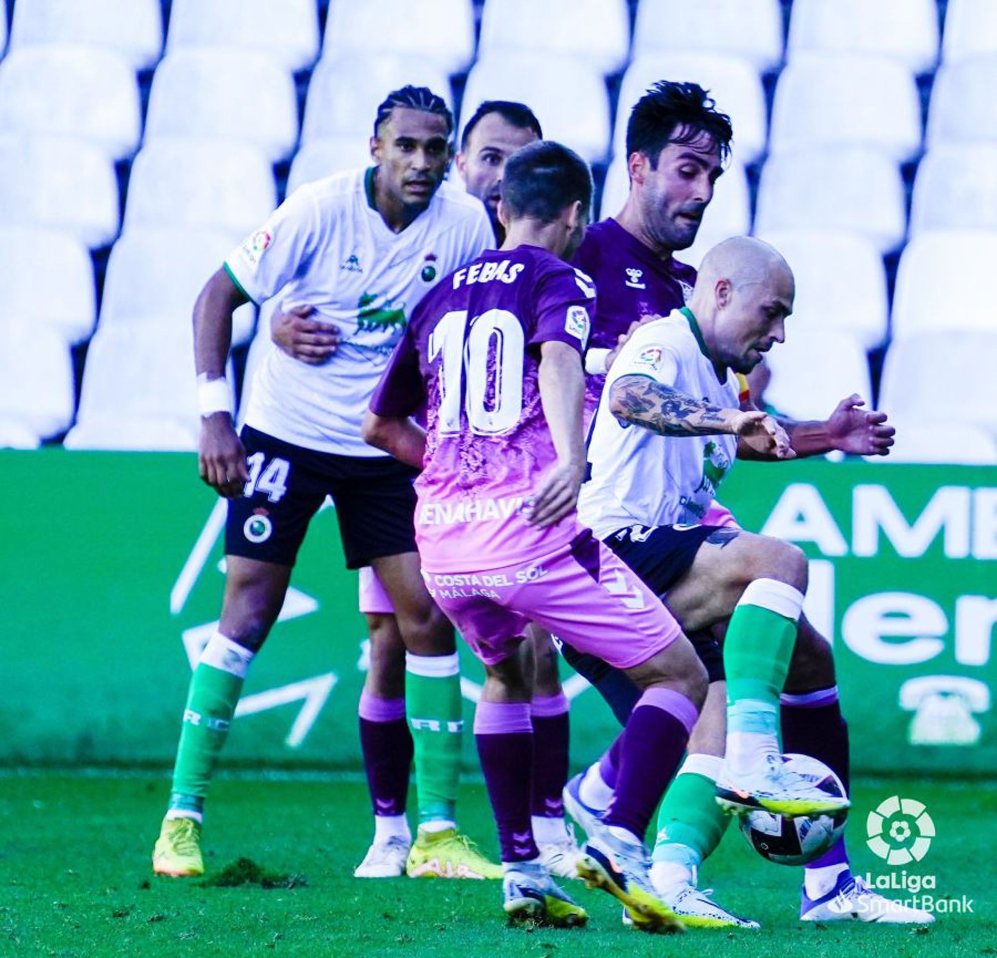 El Racing de Santander - Málaga CF, en imágenes