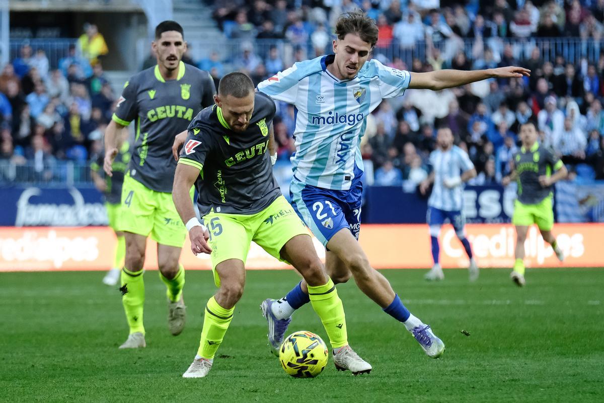 LaLiga Hypermotion | Málaga CF - AD Ceuta, en imágenes