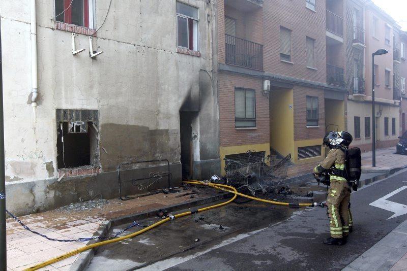 Incendio en la calle Montecarmelo