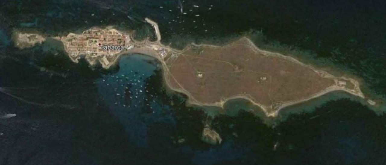 Imagen aérea de la Isla de Tabarca