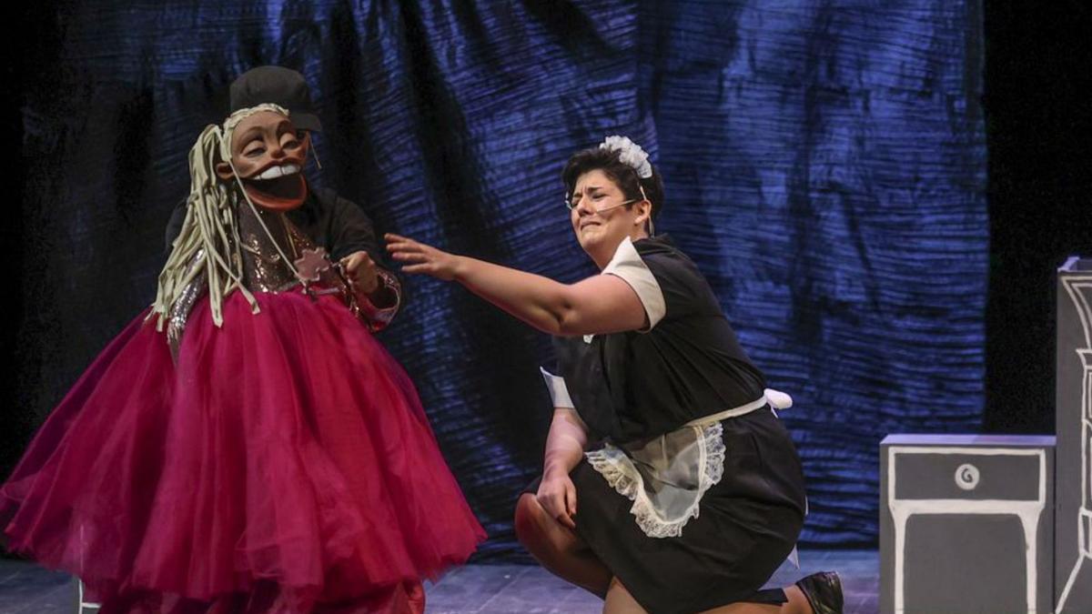 Un momento de la representación de «La Cenerentola», el año pasado, en el teatro Campoamor. | Irma Collín