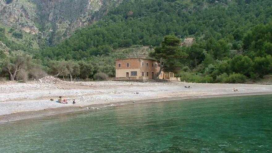 Panorámica de la playa de Cala Tuent.