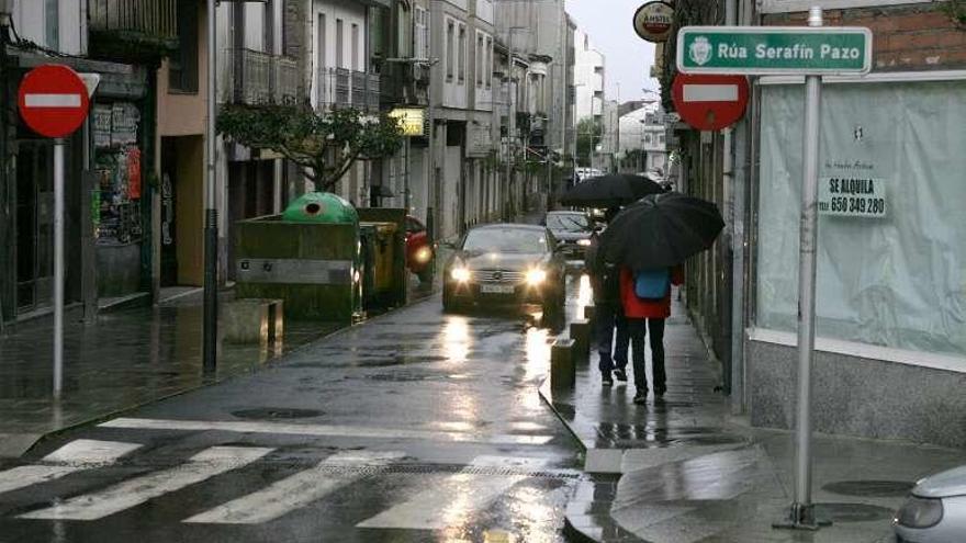 Imagen de la céntrica calle Serafín Pazo. // Bernabé/Víctor Espiño