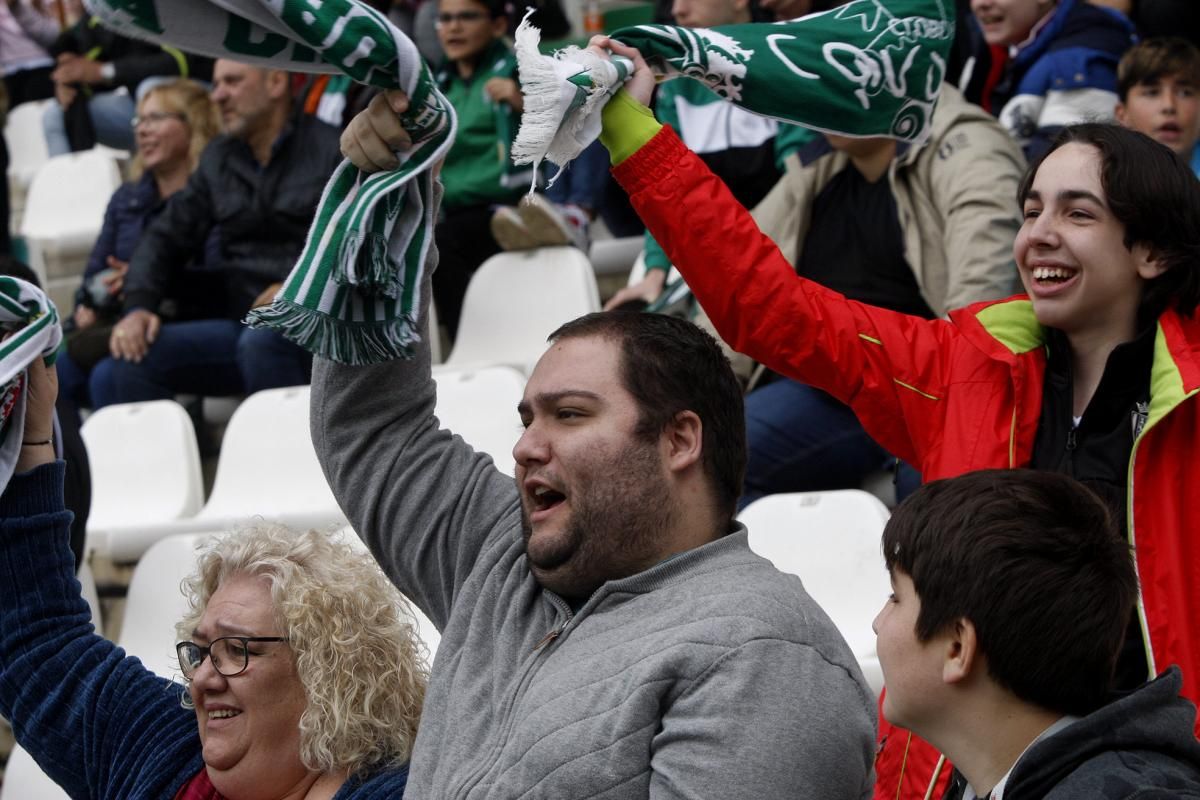 La afición cordobesista en el partido contra el Mallorca