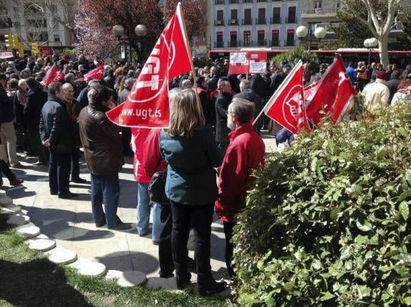 Fotogalería: Protesta de los trabajadores de Caja3 el primer día de huelga