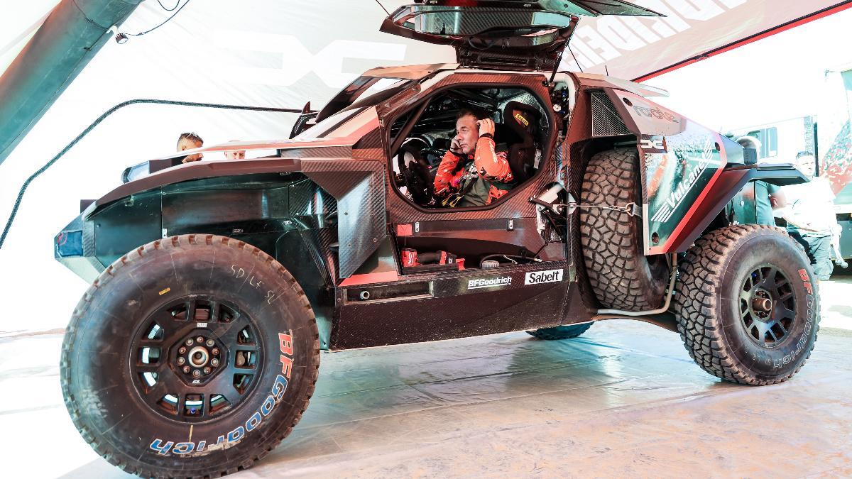 Sébastien Loeb, a bordo del Dacia Sandrider