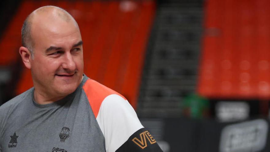 Jaume Ponsarnau, durante un entrenamiento.