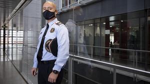 Barcelona 02 12 2020 Entrevista al comissari dels Mossos d   Esquadra Carles Anfruns   FOTO de FERRAN NADEU