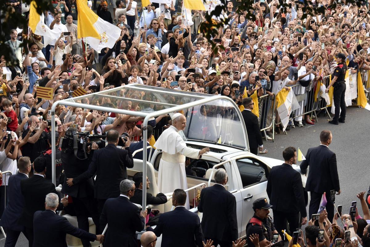 El papa Lleó XIV a Barcelona.