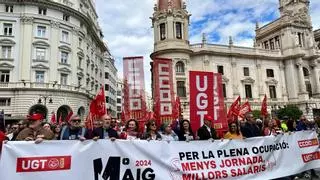 Cortes de calles en Valencia: así es el itinerario de la manifestación del 1 de mayo