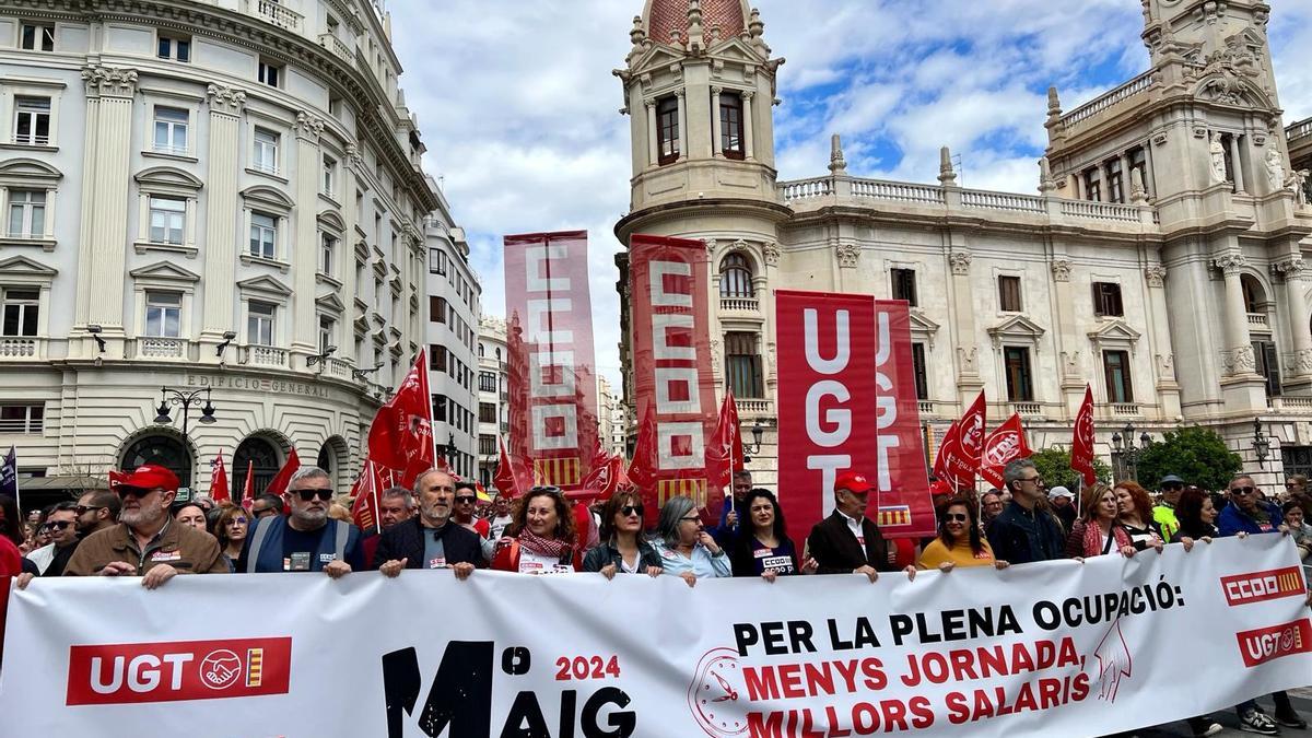 Manifestación del 1 de Mayo de 2024 en València
