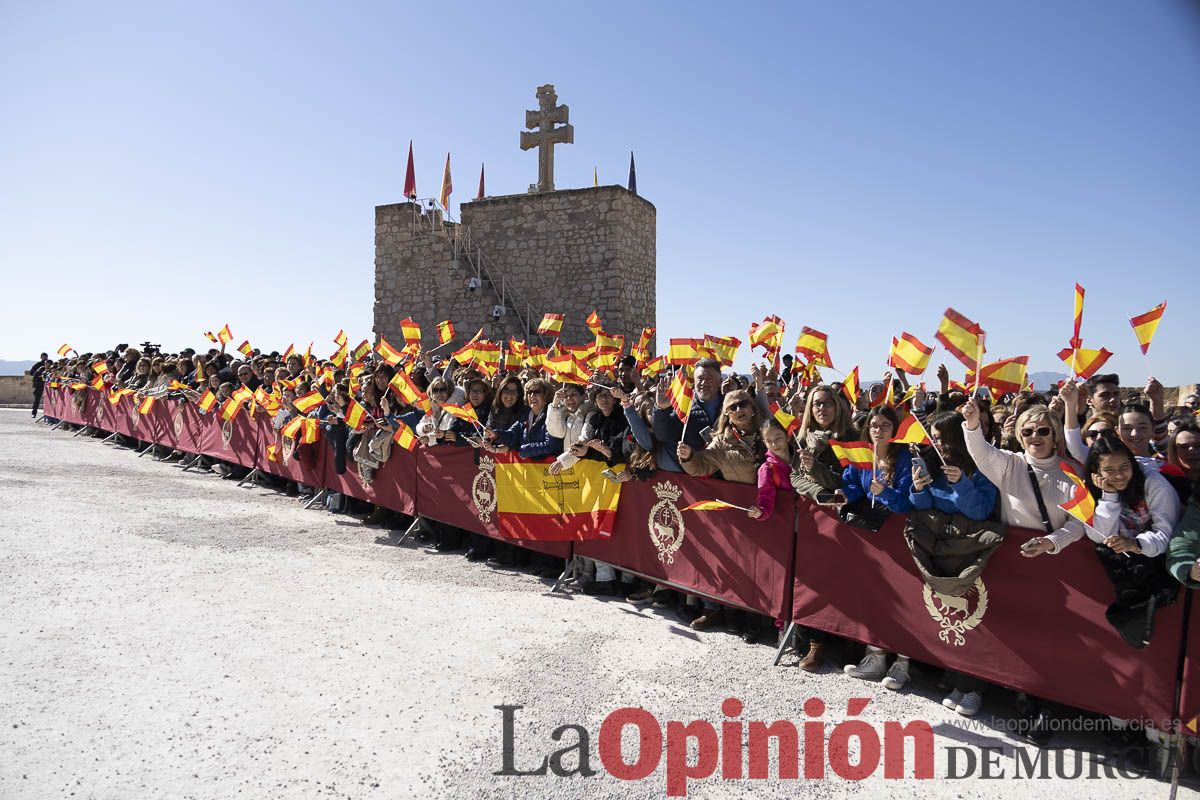 Visita de los reyes de España a Caravaca (explanada de la Basílica)
