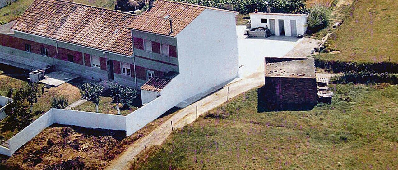 La casa y finca de Manolita Nuño a principios de siglo.