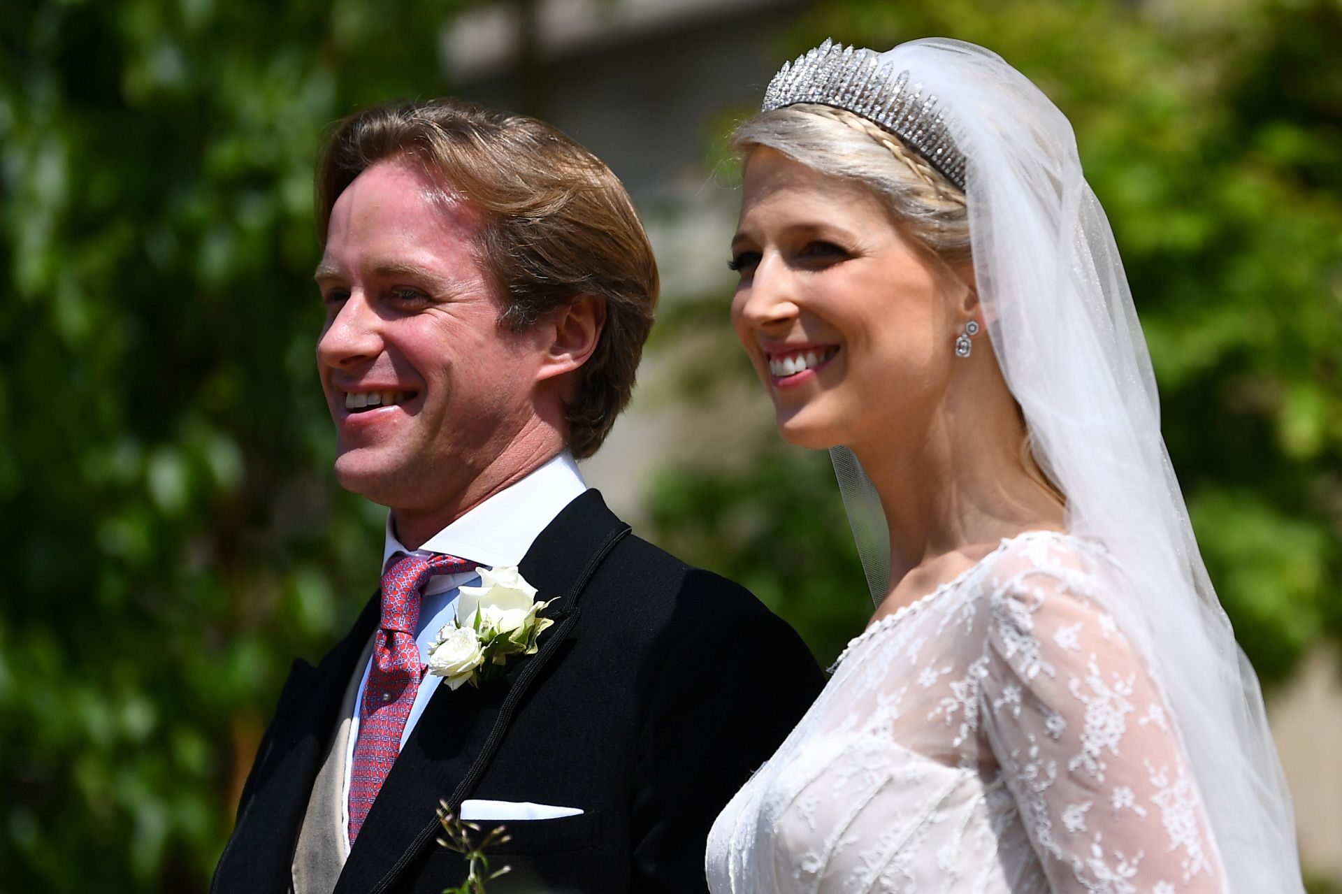 Lady Gabriella Windsor y Thomas Kingston en su boda en 2019