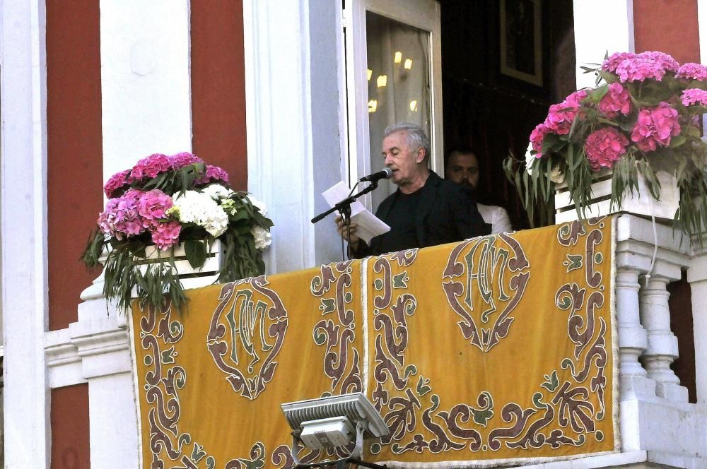 Pregón de Víctor Manuel en Mieres.