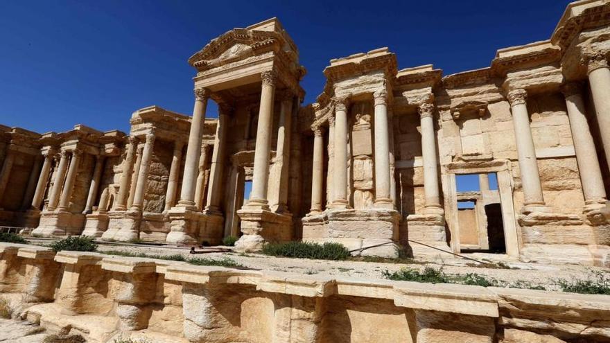 El Estado Islámico destruye el teatro romano de Palmira, una de las joyas de la antigua ciudad