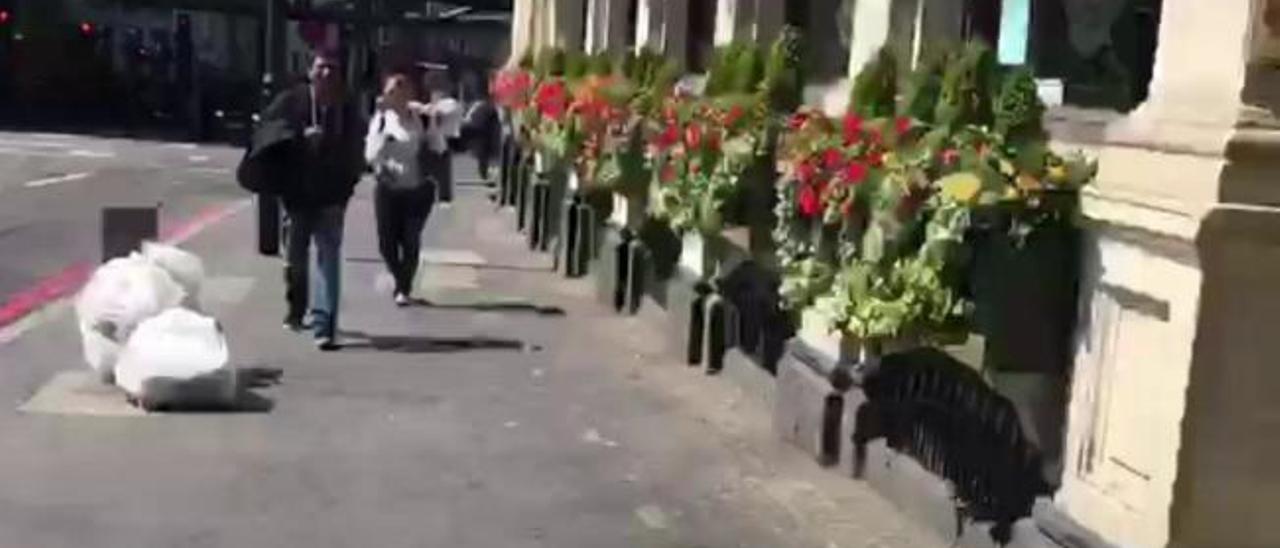 El escenario de los terroristas yihadistas en Londres, a cámara rápida