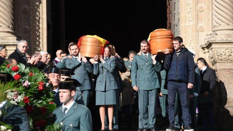 Jornada de dolor en los funerales por las víctimas de los crímenes de Teruel