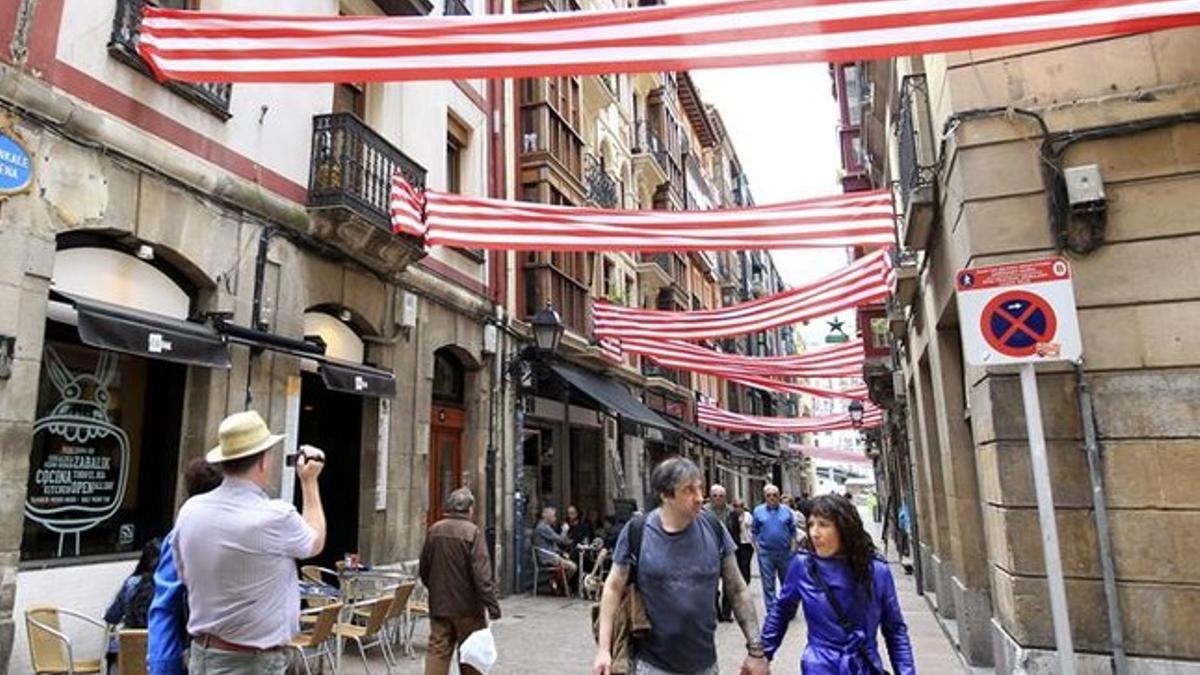 Las calles de Bilbao viven la Copa