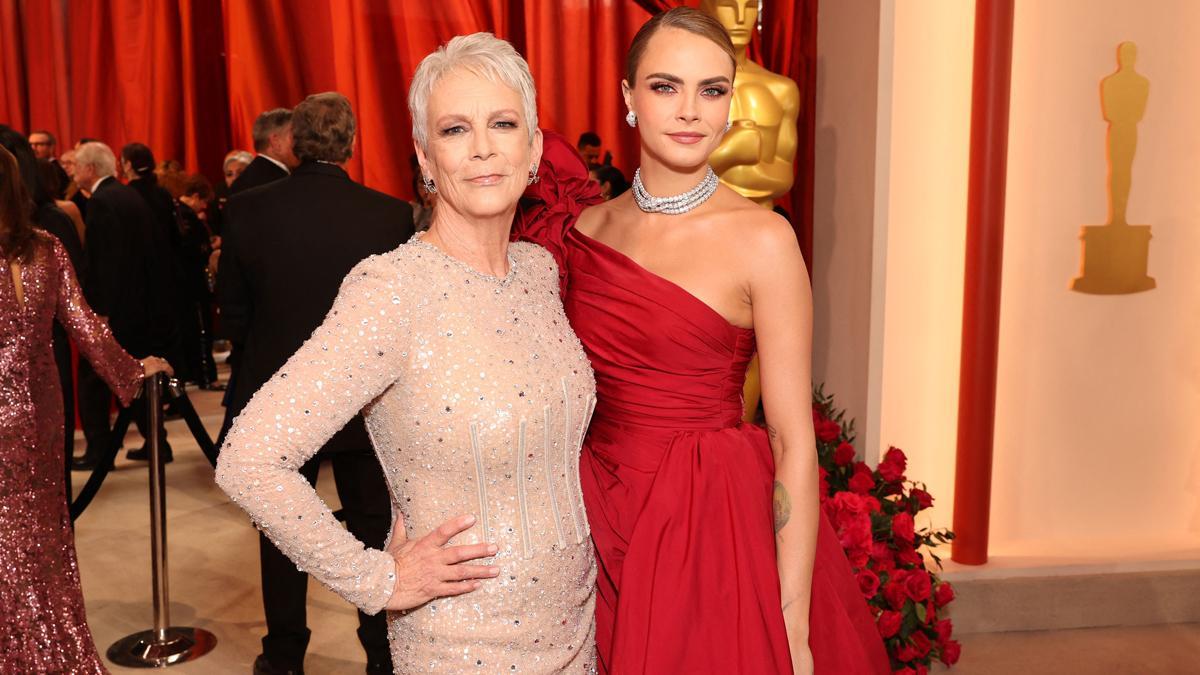 Jamie Lee y Cara Delevingne, las más elegantes de los Premios Óscar.