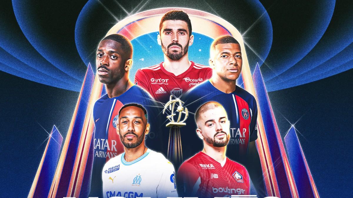 Imagen de los nominados a mejor jugador de la temporada