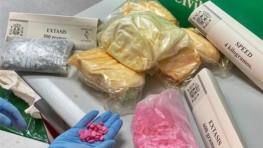 Detenido un vecino de Badajoz con 5,1 kilos de droga sintética