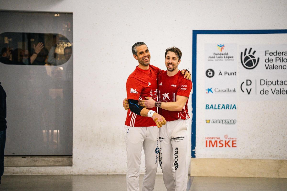 Puchol i Javi, la parella més sòlida fins el moment de la Lliga CaixaBank d'escala i corda.