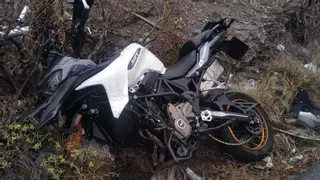 Más de 190 motoristas fallecieron en la última década en las carreteras de Canarias