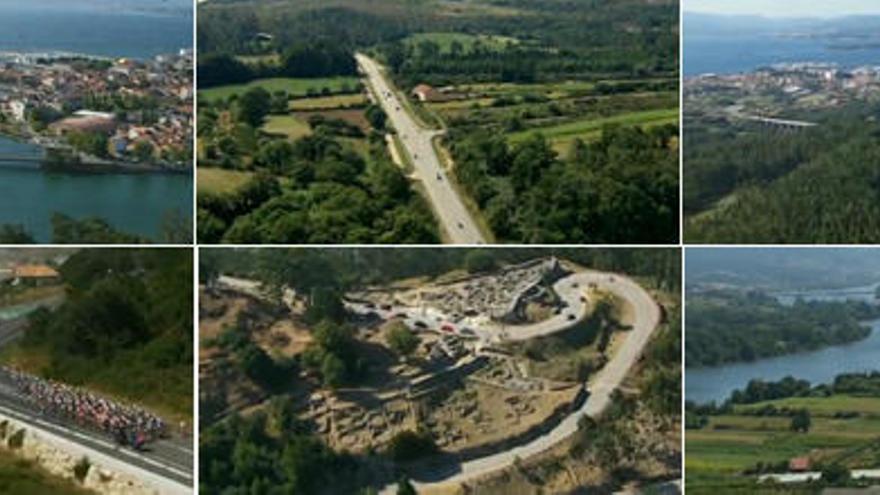 Vilanova de Arousa, comarca del Deza, Vilagarcía, costa de A Guarda y Oia, Santa Trega y el Miño en Tabagón.  / TVE / MARTA G. BREA