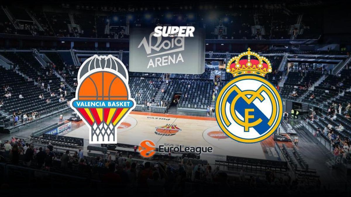 Valencia Basket - Real Madrid, la Euroliga en directo