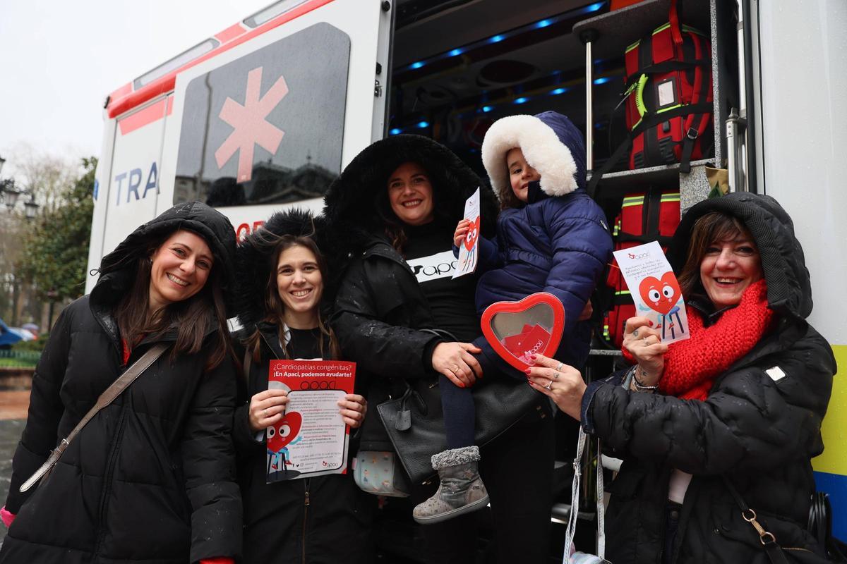 Las integrantes de APACI en La Escandalera.