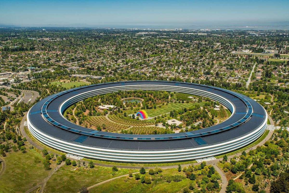 La sede de Apple, en Silicon Valley. La sede de Apple, en Silicon Valley.