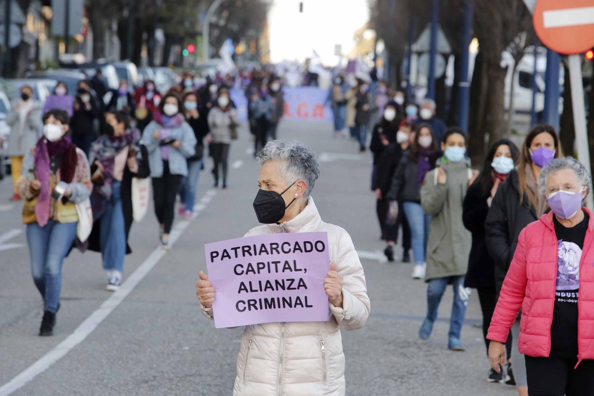 Concentraciones feministas en Galicia