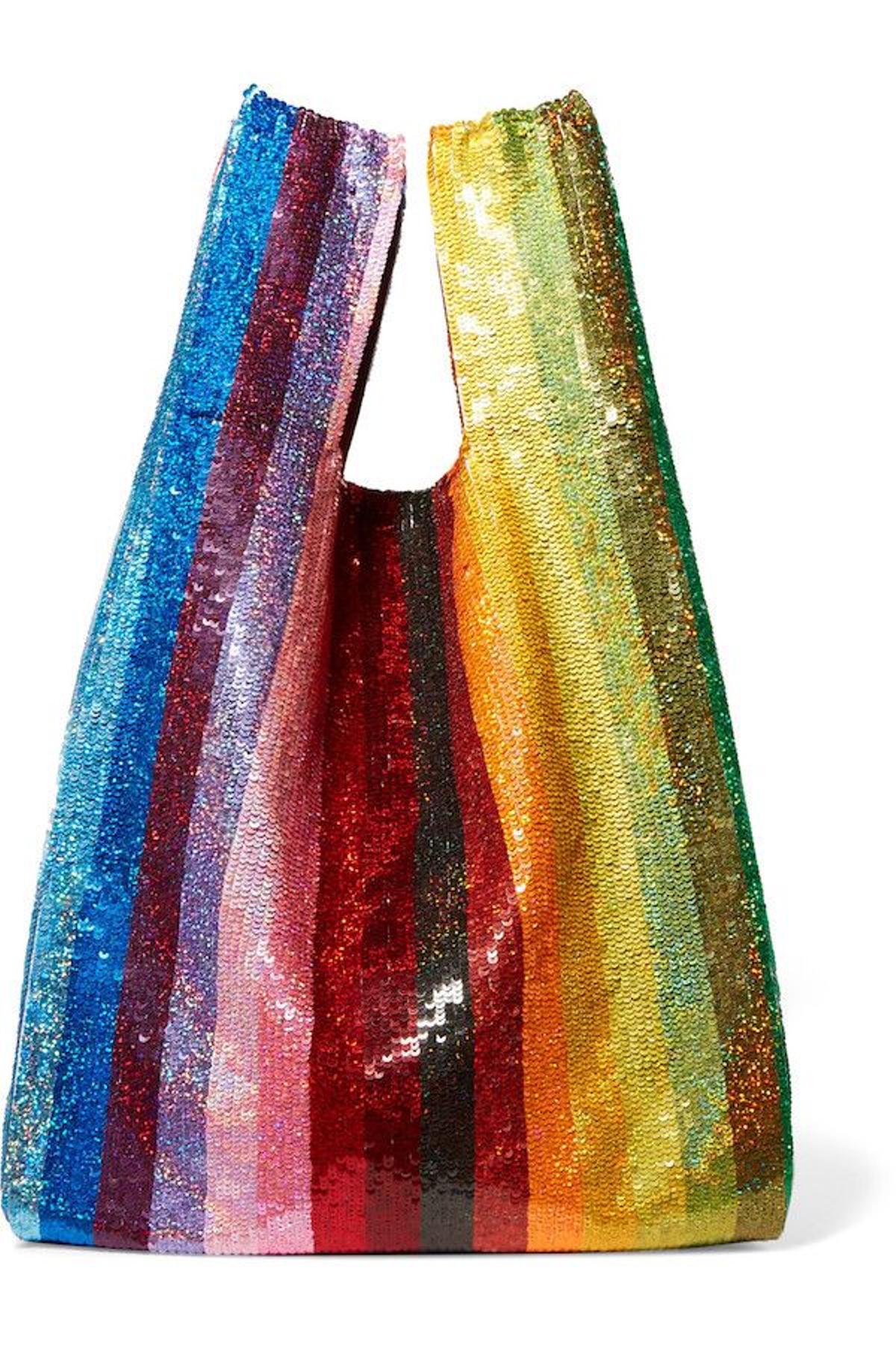 Bolsos XXL: el 'glitter' a todo color