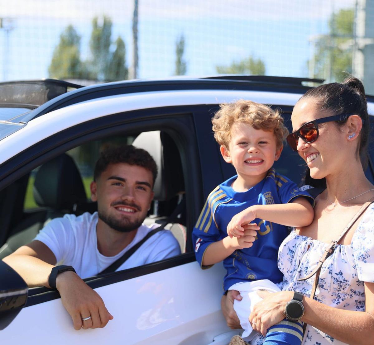 Álex Cardero, al abandonar ayer El Requexón. | MARIO CANTELI