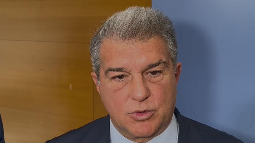 Laporta, presente en el acto de presentación de 'La Marató' de TV3