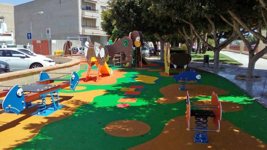 El parque infantil del malecón del Carmen, abierto de nuevo