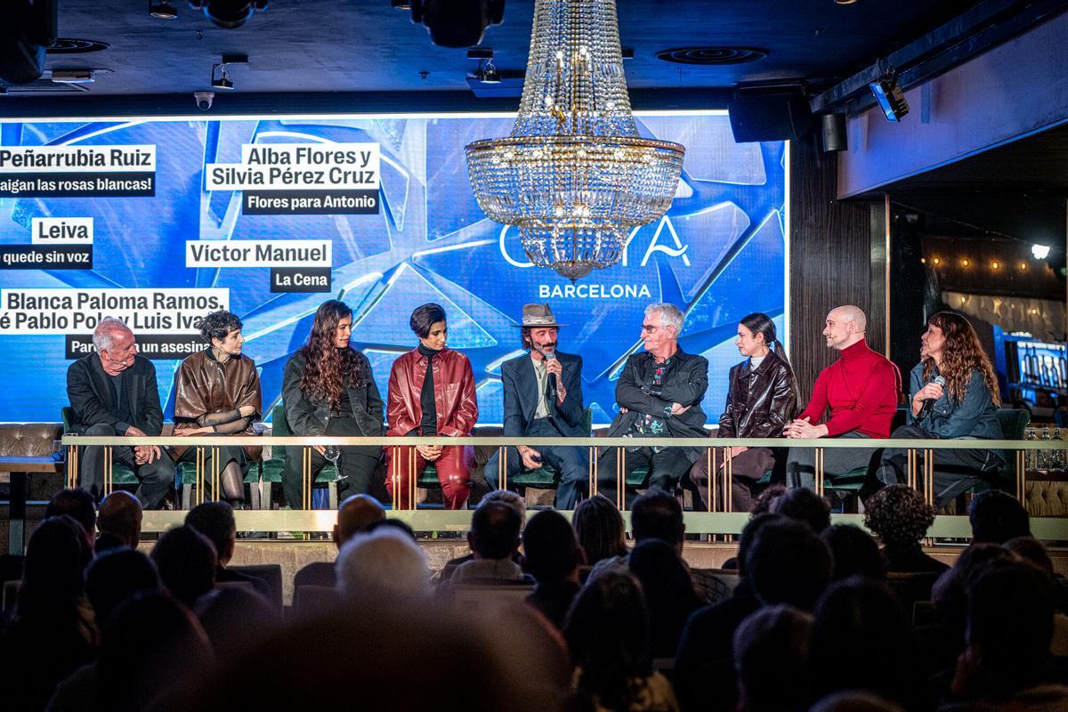 Fiesta de los nominados al Goya a mejor canción en Barcelona, en la coctelería Gatsby Fiesta de los nominados al Goya a mejor canción en Barcelona, en la coctelería Gatsby