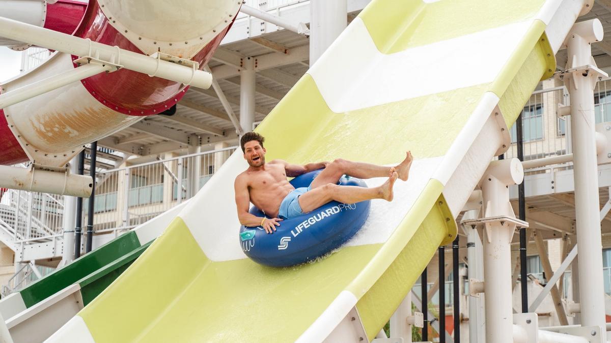 Una imagen de archivo de un parque acuático