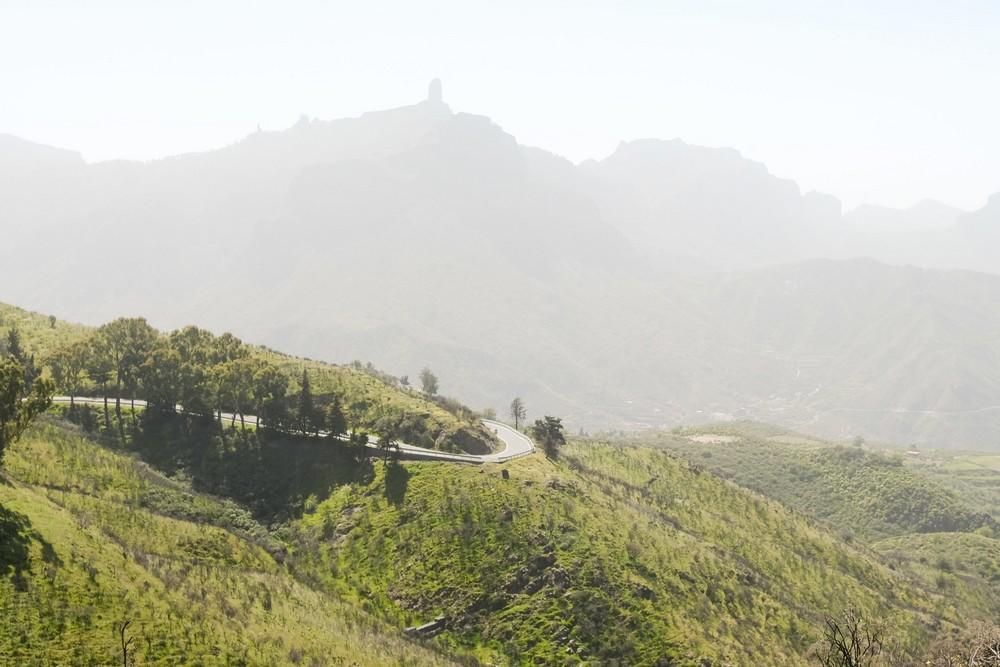 Calima en Gran Canaria (22-02-2019). Tejeda