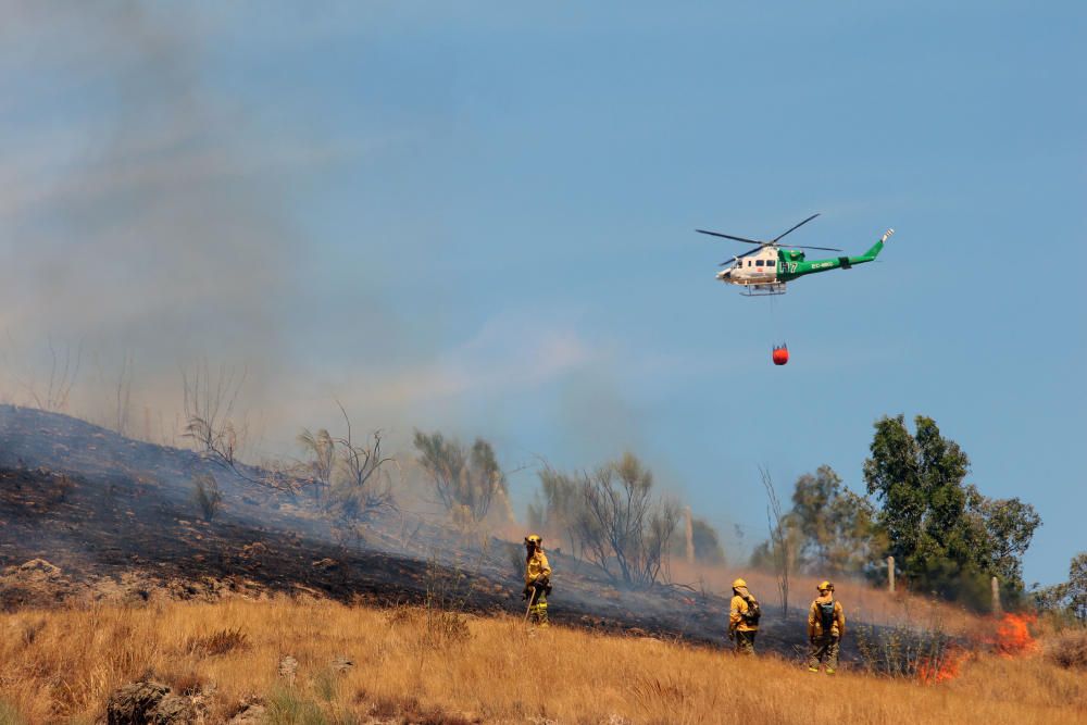 Se declara un incendio en Los Asperones