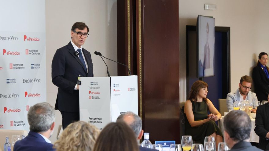 Salvador Illa: «Que le vaya bien Vigo y su economía, le va bien a Cataluña. A la inversa es igual»