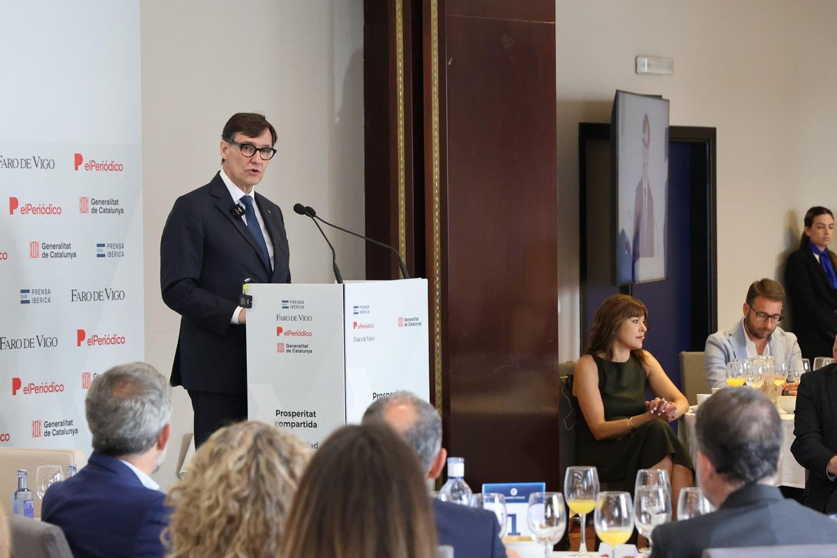 Salvador Illa: «En moments de crispació política, si algú pot trencar aquest cercle viciós de retrets som els catalans i els gallecs»
