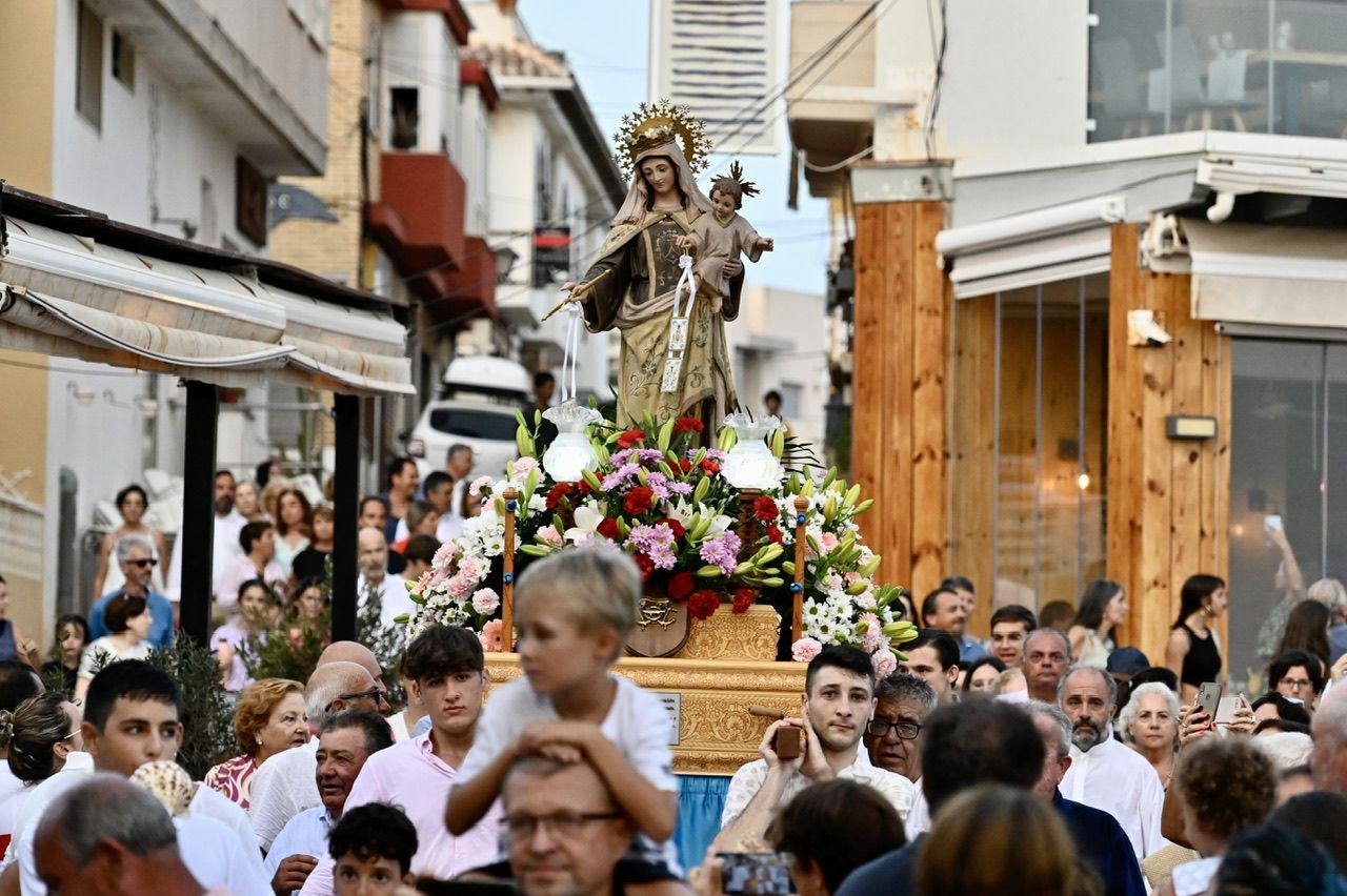 Todas las imágenes de la Virgen del Mar en sus homenajes en la Región