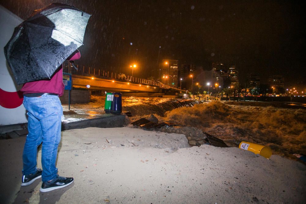 El temporal inunda Alicante