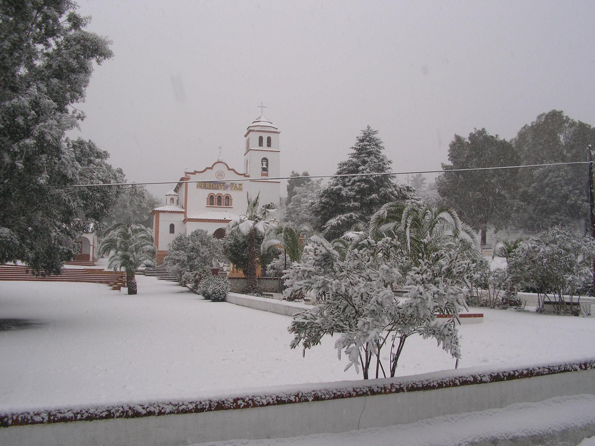 Temporal de frio y nieve en la Codosera.