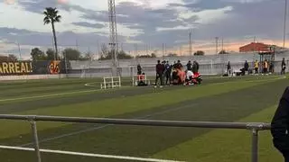 Suspenden un partido de la cantera del Villarreal tras desplomarse un entrenador