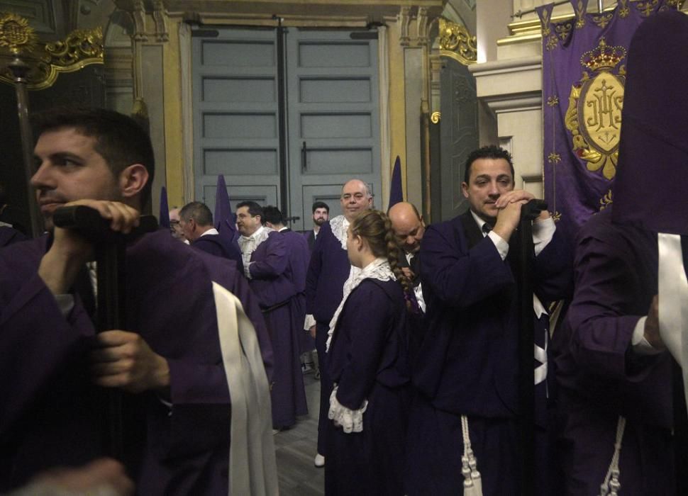 Murcia se queda sin la procesión de los 'salzillos' por la lluvia