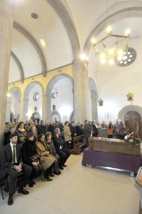 Funeral de la abuela de Laura Ponte